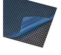 sourcing map Carbon Fiber Plate Panel Sheets 125mm x 75mm x 2mm Carbon Fiber Board (Plain Glossy)