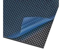 sourcing map Carbon Fiber Plate Panel Sheets 250mm x 200mm x 0.5mm Carbon Fiber Board (Plain Glossy)