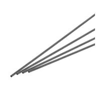 sourcing map Carbon Fiber Rod, 2mm x 150mm Carbon Rod Bar for RC Airplane DIY Craft Kite Wing Tube Quadcopter Arm Repair Pack of 4