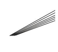 sourcing map Carbon Fiber Rod, 2mm x 200mm Carbon Rod Bar for RC Plane DIY Craft Kite Wing Tube Quadcopter Arm Repair Pack of 10