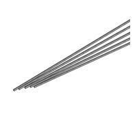sourcing map Carbon Fiber Rod, 2mm x 300mm for RC Plane DIY Tool Wing Tube Quadcopter Arm, Pack of 5