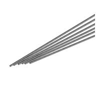 sourcing map Carbon Fiber Rod, 2mm x 420mm for RC Plane DIY Tool Wing Tube Quadcopter Arm, Pack of 12