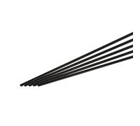 sourcing map Carbon Fiber Rod, 4mm x 500mm Carbon Rod Bar for RC Plane DIY Craft Kite Wing Tube Quadcopter Arm Repair Pack of 5