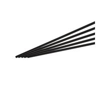 sourcing map Carbon Fiber Rod, 5mm x 200mm Carbon Rod Bar for RC Plane DIY Craft Kite Wing Tube Quadcopter Arm Repair Pack of 5