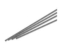 sourcing map Carbon Fiber Rod, 5mm x 420mm for RC Plane DIY Tool Wing Tube Quadcopter Arm, Pack of 4