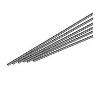 sourcing map Carbon Fiber Rod, 5mm x 420mm for RC Plane DIY Tool Wing Tube Quadcopter Arm, Pack of 6