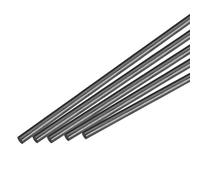 sourcing map Carbon Fiber Rod, 7mm x 300mm for RC Plane DIY Tool Wing Tube Quadcopter Arm, Pack of 5