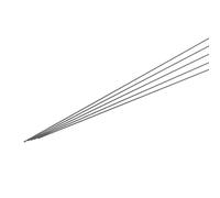 sourcing map Carbon Fiber Rod Pole, 0.5mm x 200mm for RC Car Plane DIY Tool Wing Tube Quadcopter Arm, Pack of 5