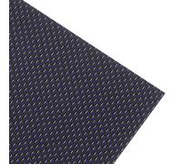 sourcing map Carbon Fiber Sheet 250x100x2mm 3K Carbon Fiber Board with Metallic Threads Plain Weave Glossy Surface Laminate Plate Panel for Automotive, Cars, RC Models, Drones, DIY, Blue