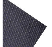 sourcing map Carbon Fiber Sheet 300x200x3mm 3K Carbon Fiber Board with Metallic Threads Plain Weave Glossy Surface Laminate Plate Panel for Automotive, Cars, RC Models, Drones, DIY, Blue