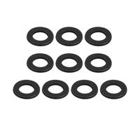 sourcing map Carbon Steel Flat Washer Fits M12 Bolts, 30pcs M12 x 23.5 x 2.4mm Black Oxidized Grade 8.8 Alloy Steel Fasteners for Mechanical Industry