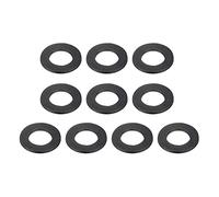 sourcing map Carbon Steel Flat Washer Fits M14 Bolts, 25pcs M14 x 27.8 x 2.4mm Black Oxidized Grade 8.8 Alloy Steel Fasteners for Mechanical Industry