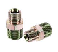 Sourcing Map Carbon Steel Pipe Fitting, 3Pcs G3/4 x PT1/2 Reducing Hex Nipple Adapter, Carbon Steel Pipe Fittings Connect for Industrial Piping Systems