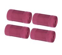 sourcing map Carpet Cord Cover 3.3 Ft x 4" Grip Floor Cable Protector Management for Commercial Carpet and Loop Style Rugs Prevent Tripping Nylon Polyester Blend Red 4Pcs