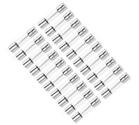 sourcing map Cartridge Fuses 30A 250V 5x20mm Fast Blow Replacement for Stereo Audio Alarm Amplifier Glass Fuses 20pcs