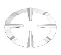 sourcing map Cast Iron Gas Stove Cooker Plate Reducer Ring Coffee Pot Holder Shelve Support Stand for Coffee Pot Silver Tone, Pack of 2