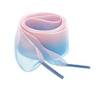 sourcing map Casual Gradient Organza Wide Shoelaces 1 Pair