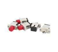 sourcing map CATV SC to FC Optical Fiber Cable Coupler Adapter 5 Pcs