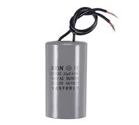 sourcing map CBB60 Run Capacitor 20uF 450V AC 2 Wires 50/60Hz Cylinder 75x42mm for Air Compressor Water Pump Motor