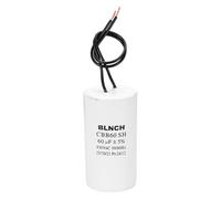 sourcing map CBB60 Running Capacitor, 60uF 450V 2 Wire Electric Air Compressor Motor Run Starting Capacitor for Washing Machine, Refrigerator, Air Conditioner, White