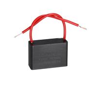 sourcing map CBB61 Ceiling Fan Capacitor, 1.8uF 450V AC 2 Wires Ceiling Fan Capacitor Replacement for Pump Motor Generator Blower, 37x25.5x25mm