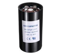 sourcing map CD60 Capacitor 189-227 UF/Mfd, 330 VAC CD60 Run Motor Start Capacitor 50/60 Hz for Electric Fan Motor Starting Well Pump, Black