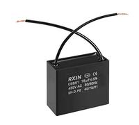 sourcing map Ceiling Fan Capacitor CBB61 16uF 450V AC 2 Wires Metalized Polypropylene Film Capacitors 58x28x50mm for Water Pump Motor Generator