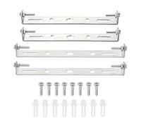 sourcing map Ceiling Light Plate, 130mm 140mm Lighting Fixture Mounting Bracket Light Crossbar for Home Office Chandelier, Pack of 4