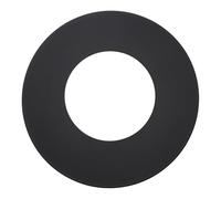 sourcing map Ceiling Medallion Can Converter for 5"/6" Recessed Can Light, Steel Flat Goof Trim Ring Downlight Hole Cover Plate for Chandelier Pendant Ceiling Lamp Decorative, Matte Black