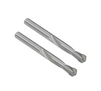 sourcing map Cemented Carbide Twist Drill Bits 10mm Metal Drill Cutter for Stainless Steel Copper Aluminum Zinc Alloy Iron 2 Pcs