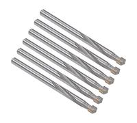 sourcing map Cemented Carbide Twist Drill Bits 4.5mm Metal Drill Cutter for Stainless Steel Copper Aluminum Zinc Alloy Iron 6 Pcs
