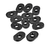 sourcing map Centered Hole Sliding T-Nuts, 25Pcs 1/4"-20 Carbon Steel Zinc-Plating Nuts for T Track Extrusions