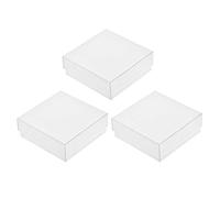 sourcing map Centrifuge Tube Freezer Storage Box 36 Places Waterproof Cardboard Cryogenic Holder Rack for 5ml Microcentrifuge Tubes, Vials, Samples 3Pcs