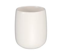 sourcing map Ceramic Bathroom Tumbler, 300ml/10oz Reusable Toothbrush Holder Cup Ceramic Tea Cups for Mouthwash Toothpaste, White