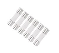 sourcing map Ceramic Cartridge Fuses 10A 250V 5x20mm Slow Blow Replacement for Stereo Audio Alarm Amplifier Ceramic 6pcs