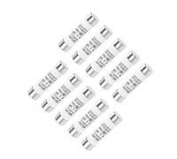 sourcing map Ceramic Cartridge Fuses 1A 500V 10x38mm Fast Blow Replacement for Stereo Audio Alarm Amplifier Ceramic Fuses 10pcs