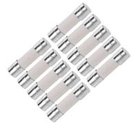 sourcing map Ceramic Cartridge Fuses 3.15A 250V 5x20mm Slow Blow Replacement for Stereo Audio Alarm Amplifier Ceramic 10pcs