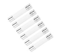 sourcing map Ceramic Cartridge Fuses 5A 250V 6x30mm Ceramic Fuses Fast Blow Replacement for Amplifier Energy Saving Lamp Ballast 6pcs