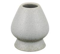 sourcing map Ceramic Chasen Stand 70mm Matcha Whisk Holder Teas Set Whisks Stand Traditional Matcha Tea Chasen Holder Tea Set Accessories for Tea Tasting, Earth Yellow