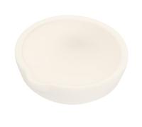 sourcing map Ceramic Crucible Bowl 100g Heatproof Quartz Melting Dishes Pot Ceramic Evaporation Bowl Cup Pot for Melting Casting Refining Gold Silver, White
