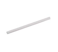 sourcing map Ceramic Thermocouple Cover Tube 5x8x300mm Thermocouple Ceramic Protection Cover White Single Hole Corundum Tube for Stove and Insert