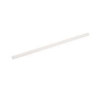 sourcing map Ceramic Thermocouple Cover Tube 6x10x250mm Thermocouple Ceramic Protection Cover Beige Single Hole Corundum Tube for Stove and Insert