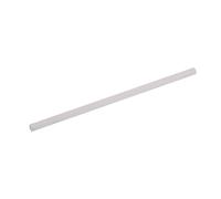 sourcing map Ceramic Thermocouple Cover Tube 6x10x250mm Thermocouple Ceramic Protection Cover White Single Hole Corundum Tube for Stove and Insert