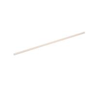 sourcing map Ceramic Thermocouple Cover Tube 6x10x400mm Thermocouple Ceramic Protection Cover Beige Single Hole Corundum Tube for Stove and Insert