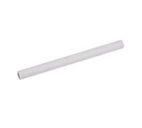 sourcing map Ceramic Thermocouple Cover Tube 8x12x150mm Thermocouple Ceramic Protection Cover White Single Hole Corundum Tube for Stove and Insert