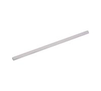 sourcing map Ceramic Thermocouple Cover Tube 8x12x300mm Thermocouple Ceramic Protection Cover White Single Hole Corundum Tube for Stove and Insert