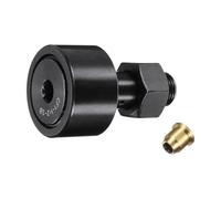 sourcing map CF-1-1/2-SB CR24 Cam Follower Track Runner Bearings, Chrome Steel Roller Stud Track Bearing, 1-1/2" Roller Dia, 5/8-18 UNF Stud Type, for Machine Tool Guide