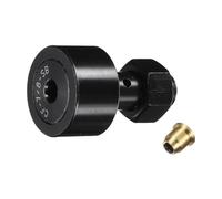 sourcing map CF-1-SB CR16 Cam Follower Track Runner Bearings, Chrome Steel Roller Stud Track Bearing, 1" Roller Dia, 7/16-20 UNF Stud Type, for Machine Tool Guide