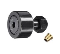 sourcing map CF-2-1/4-SB CR36 Cam Follower Track Runner Bearings, Chrome Steel Roller Stud Track Bearing, 2-1/4" Roller Dia, 7/8-14 UNF Stud Type, for Machine Tool Guide