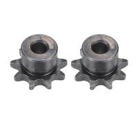 sourcing map Chain Roller Sprocket, 8mm Bore 3/8" Pitch 9 Tooth Single Strand Type B Chain Sprocket, A3 Carbon Steel Roller Chain Sprocket for ISO 06B Chain, 2Pcs